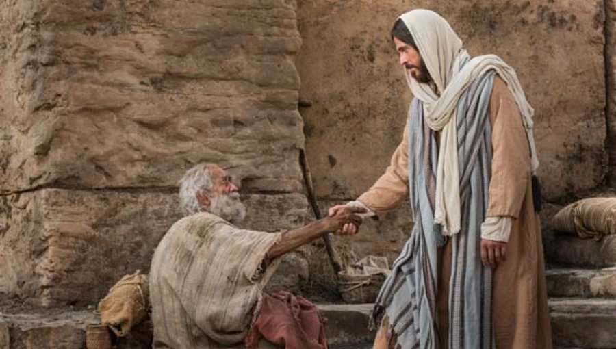 Jesús con los pobres